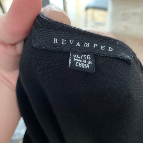 Black deep v dress - Picture 6 of 7